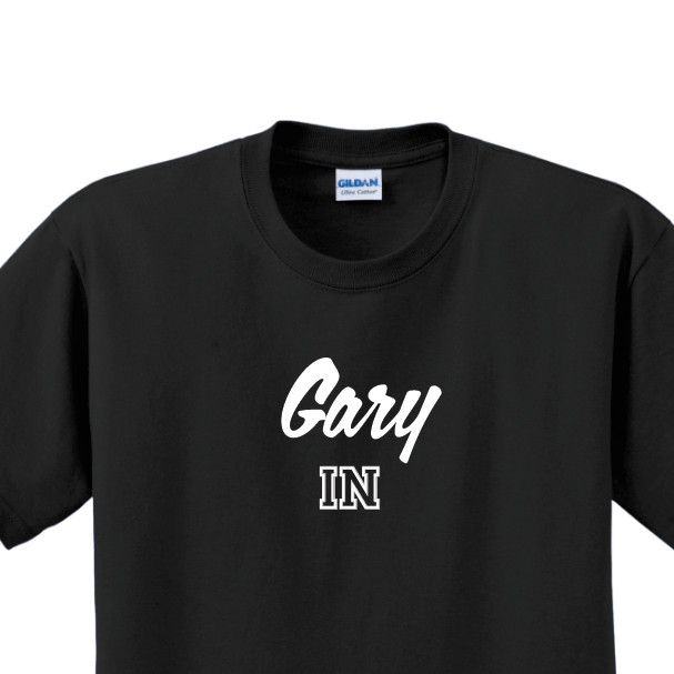 Gary, Indiana State T-Shirt Short Sleeve Graphic Tee Unisex apparel gallery