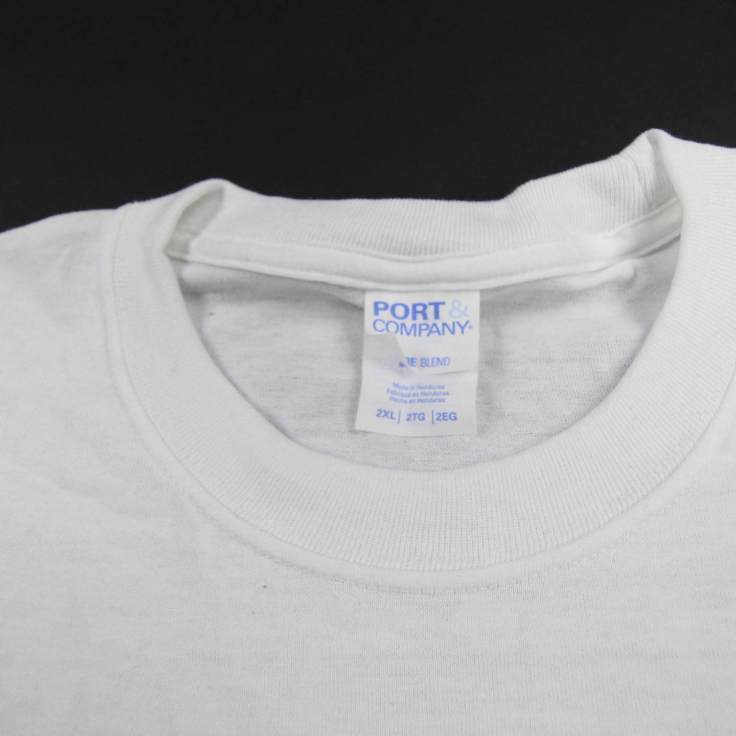 Port & Company Short Sleeve Shirt Men's White Used L gallery