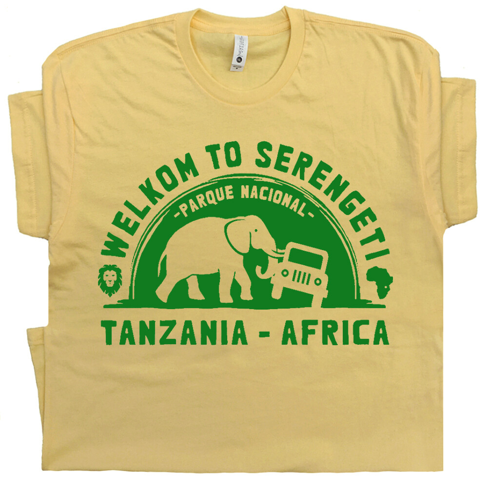 Serengeti Africa T Shirt National Park Elephant Vintage Safari Tanzania gallery