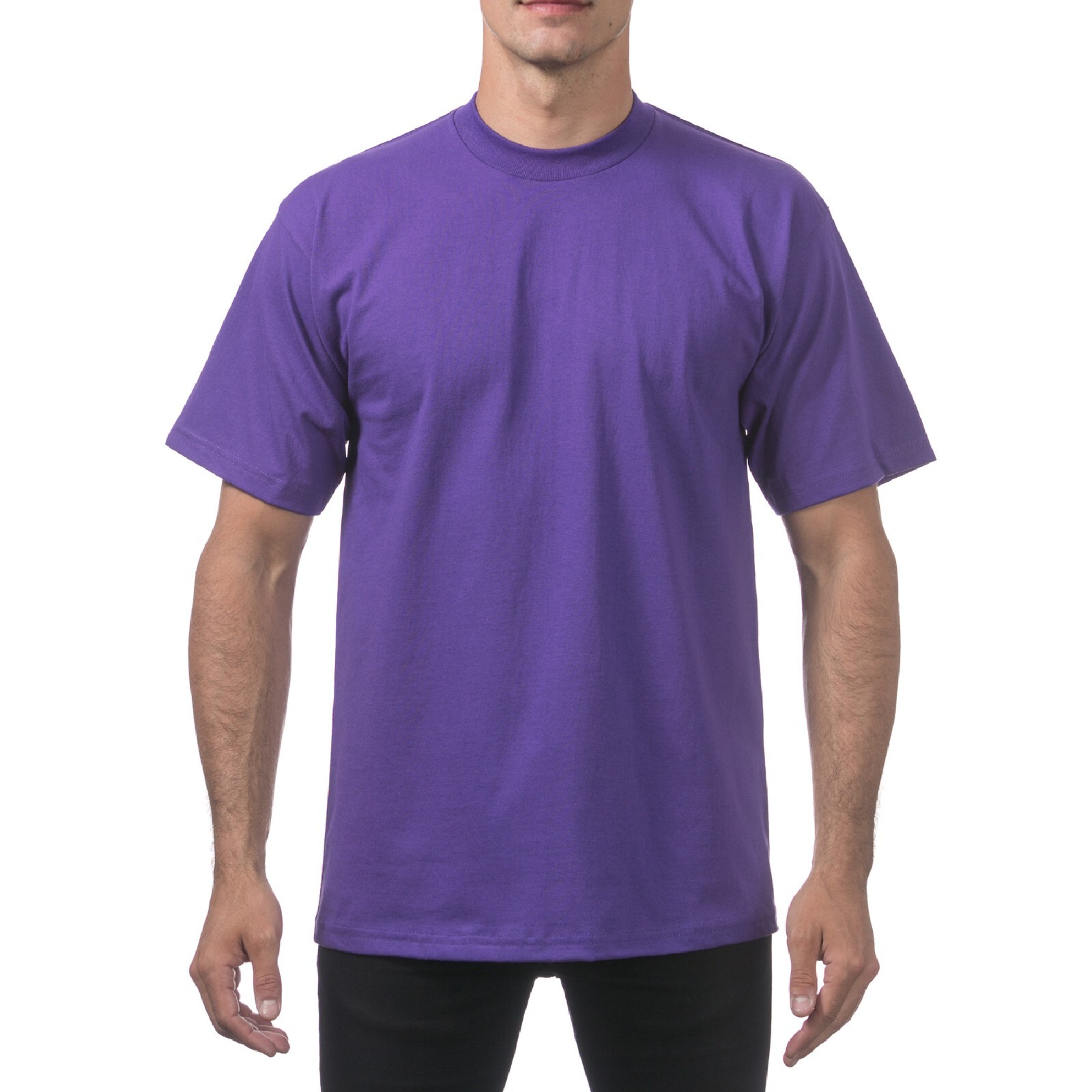 3 PACK PROCLUB MENS HEAVYWEIGHT SHORT SLEEVE T SHIRTS PRO CLUB CASUAL COTTON TEE gallery