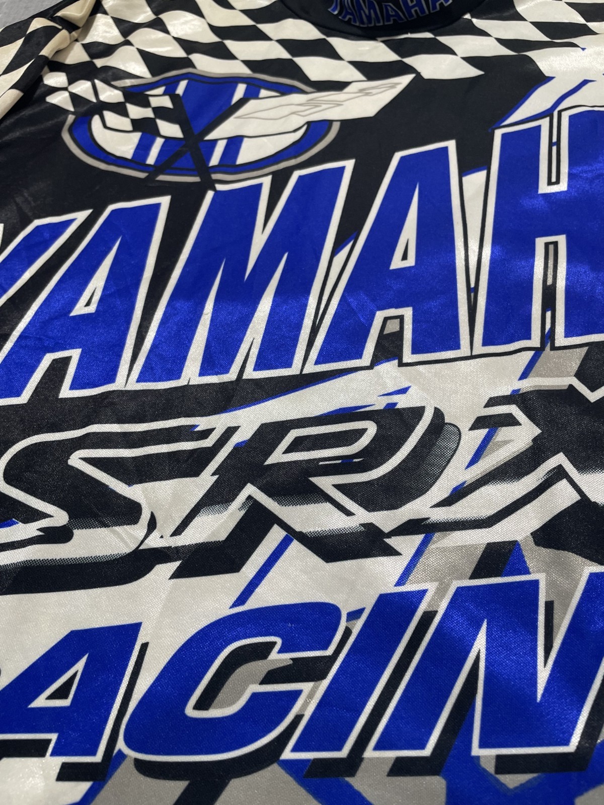 Vintage 90s Yamaha Motocross Racing Jersey SRX racing made in USA size L/XL gallery