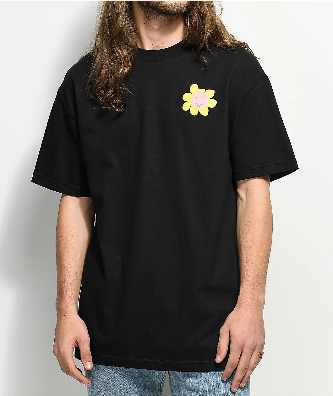 A-Lab Mens Happy Plants Nursery Black T-Shirt New S, M, L, XL, 2XL gallery