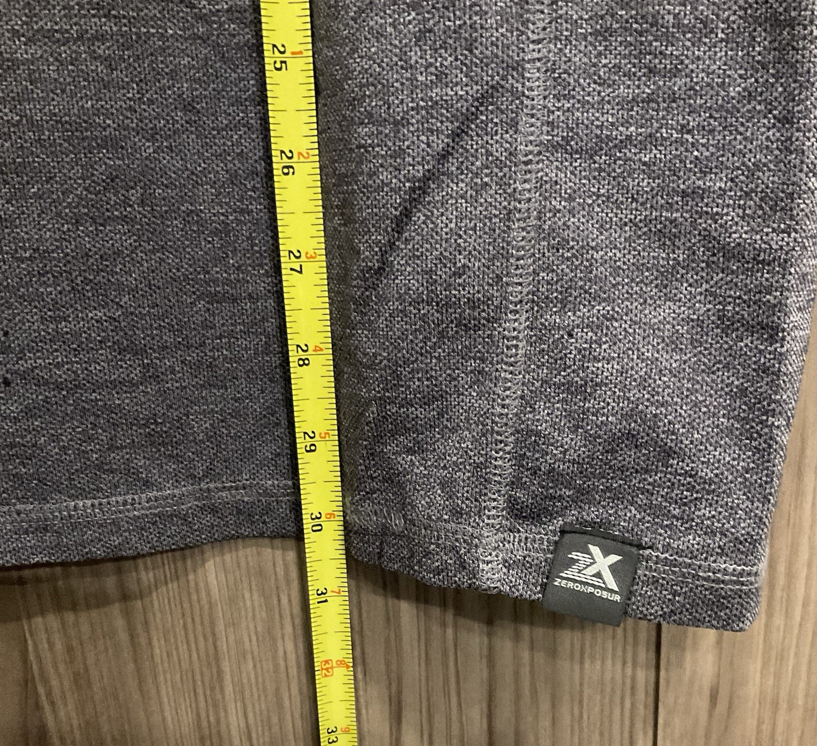 Zeroxposur Mens Short Sleeve Crew Neck Dark Gray Tee Size XXL gallery