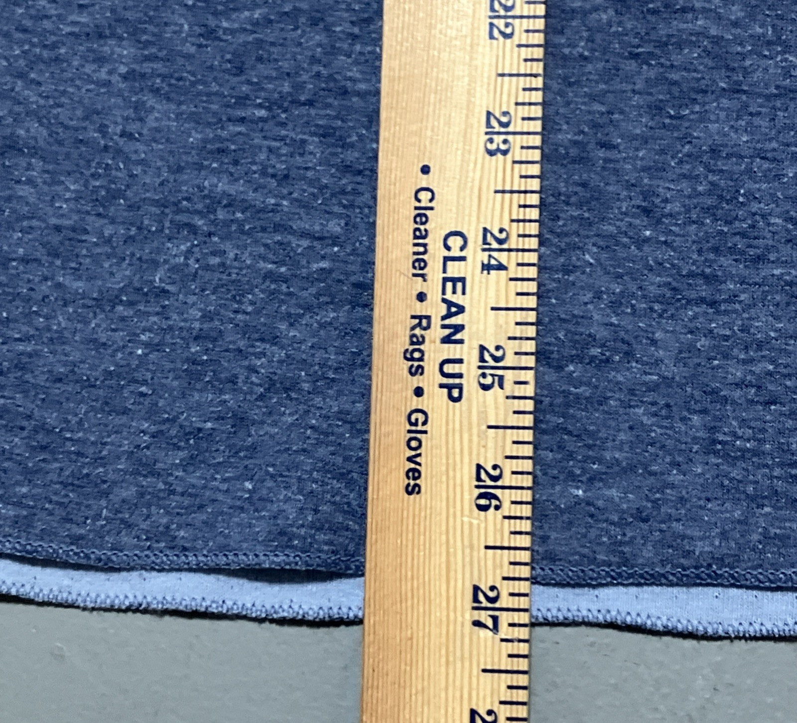 L.L. Bean Two-Layer River Driver's Shirt Sz L Tall Blue Wool Blend Henley gallery