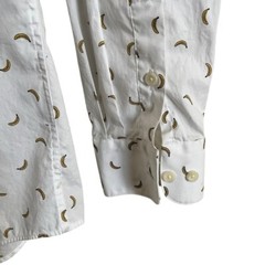 Bar III Performance Banana Button Down Shirt Medium