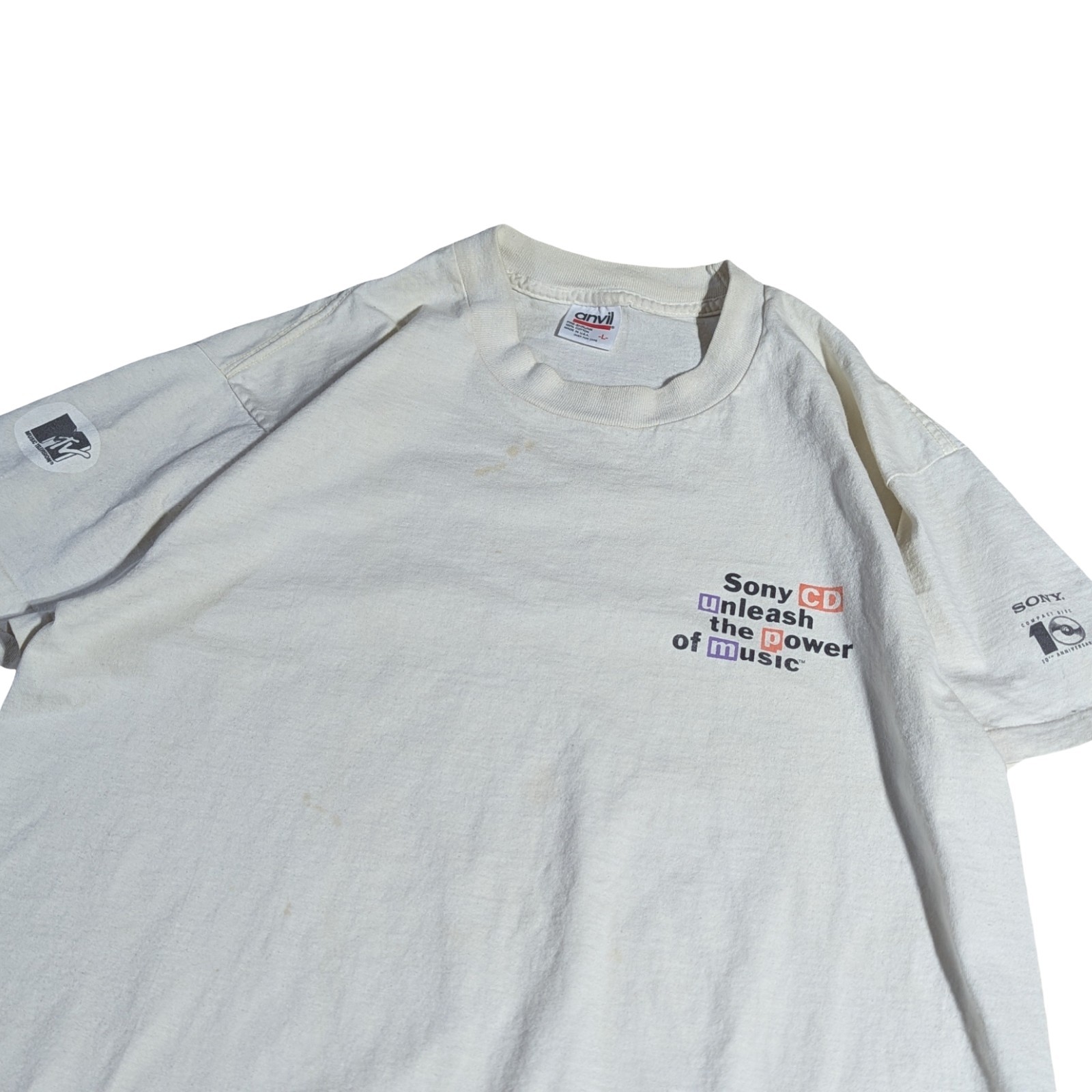 👀RARE 1992 MTV VMAs T-Shirt Los Angeles - Nirvana 'RM' STUNT - RHCP - Pearl Jam gallery