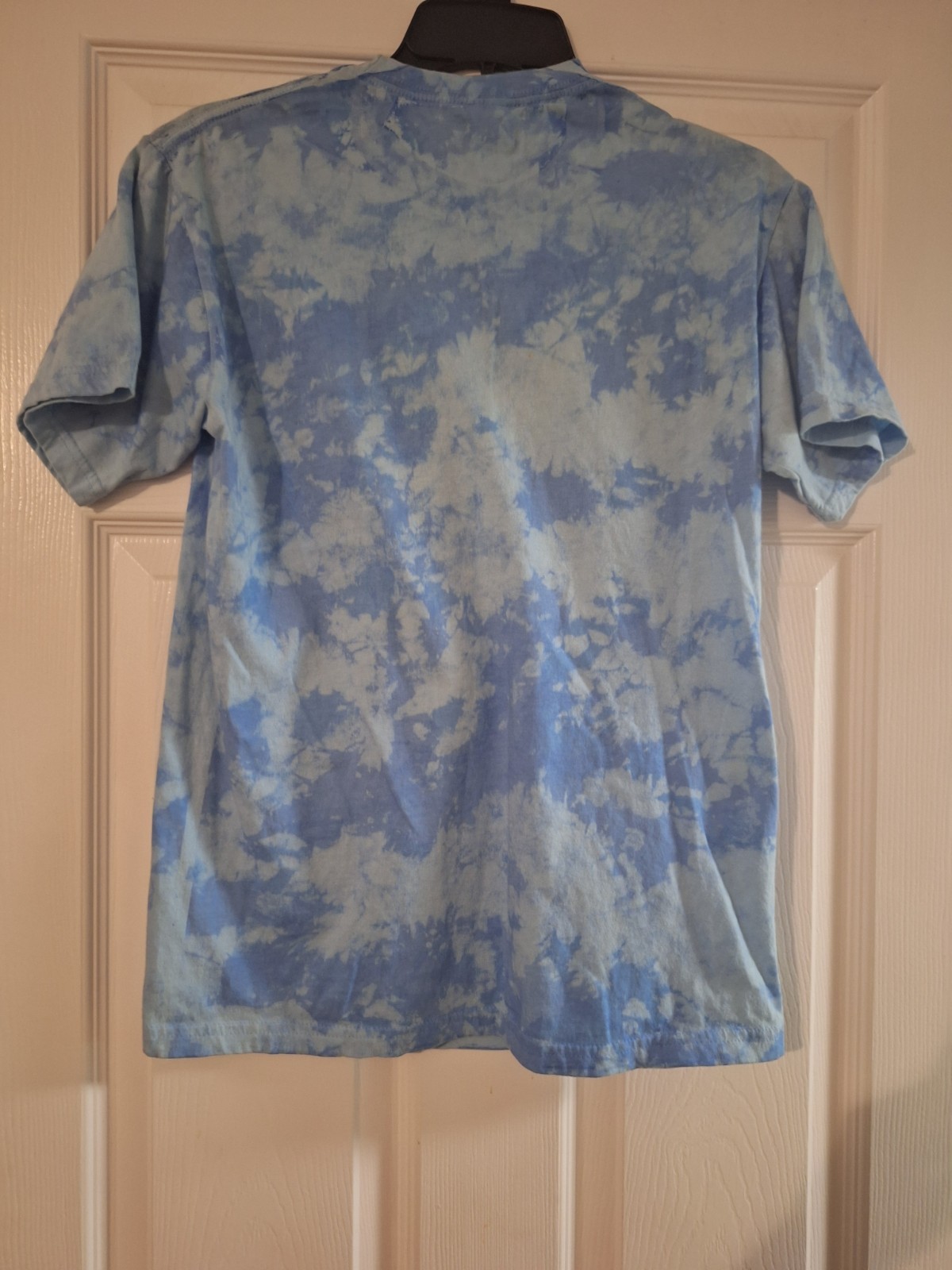 FSD Four Seasons Design Vintage T-shirt 2 skullsBlue with silver size small 90s gallery