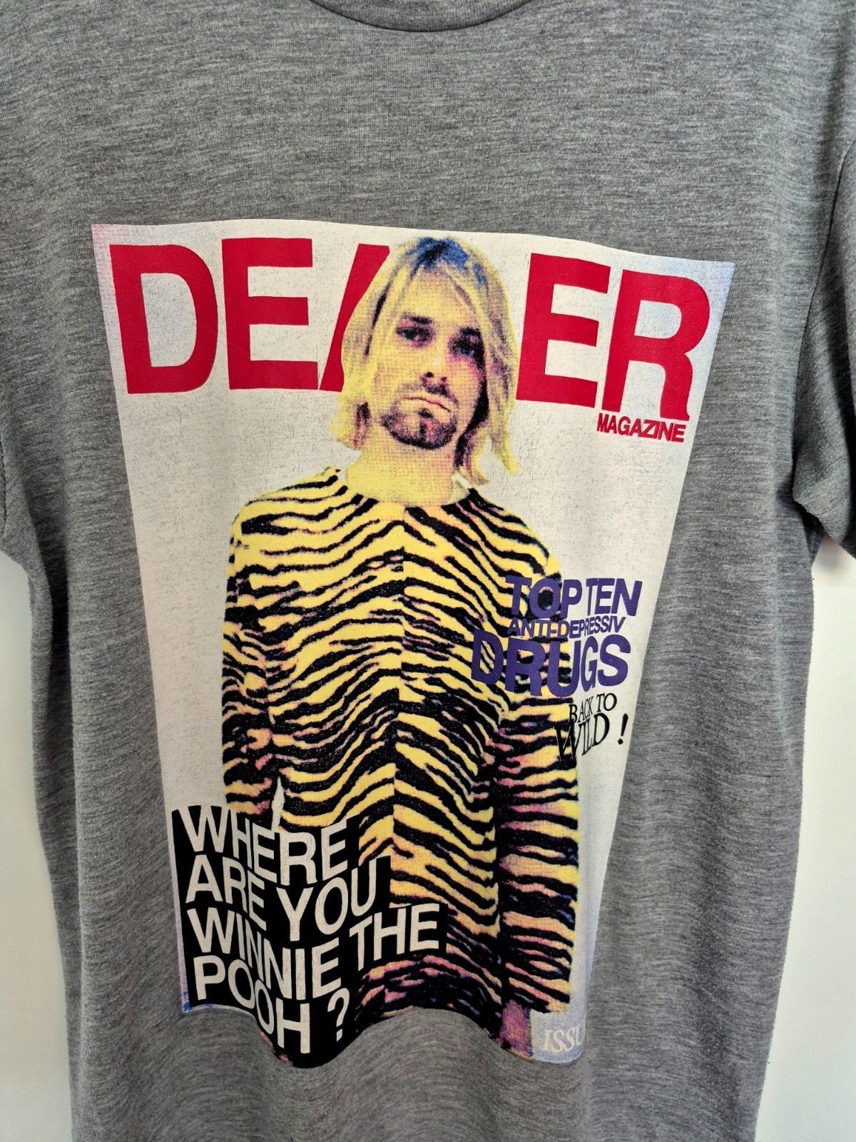 Kurt Cobain Nirvana T-Shirt by Eleven Paris Vintage Mens Shirt Womens Shirt XL gallery