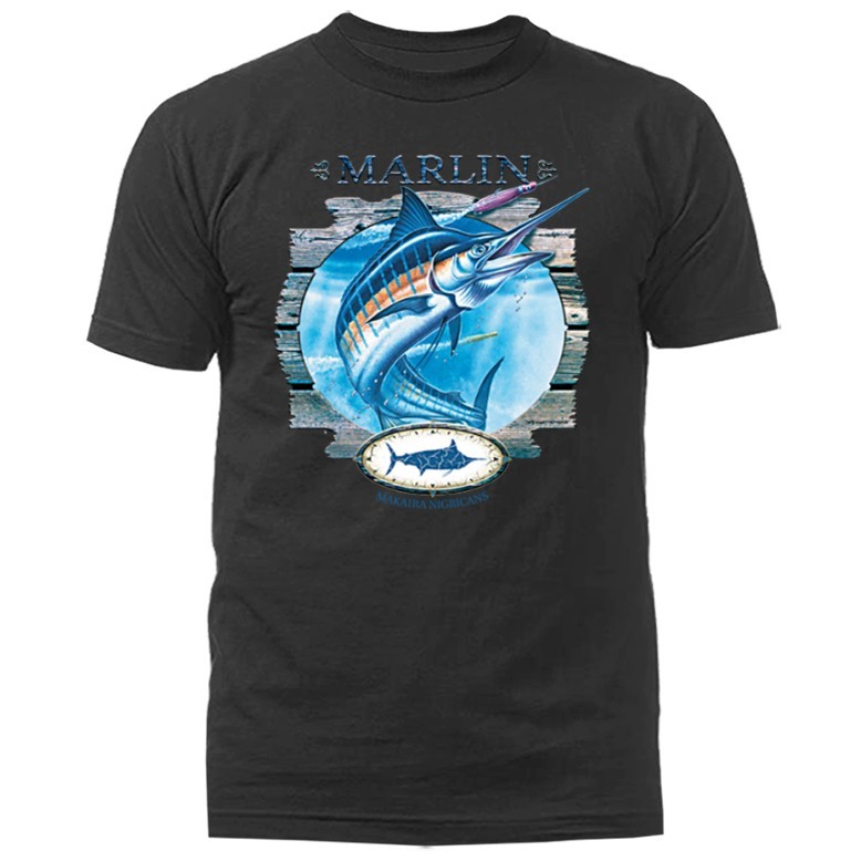 Marlin Saltwater Fishing Outdoor Sports T-Shirt