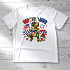 America 250th Anniversary Red White Roar Shirt Unisex Tee