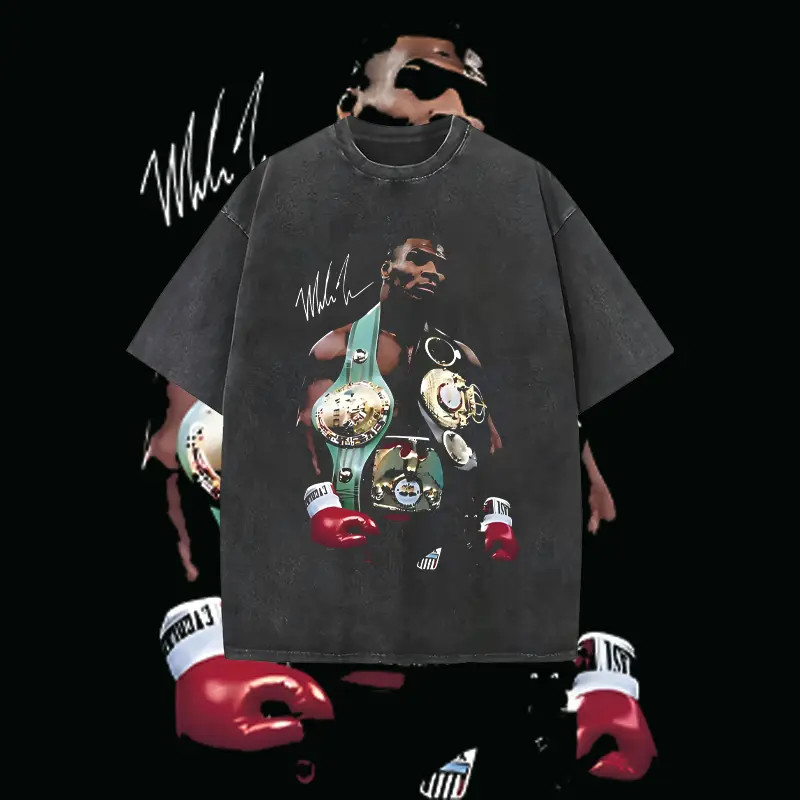 Mike Tyson Boxing Legend T Shirt Vintage Graphic Streetwear Tee