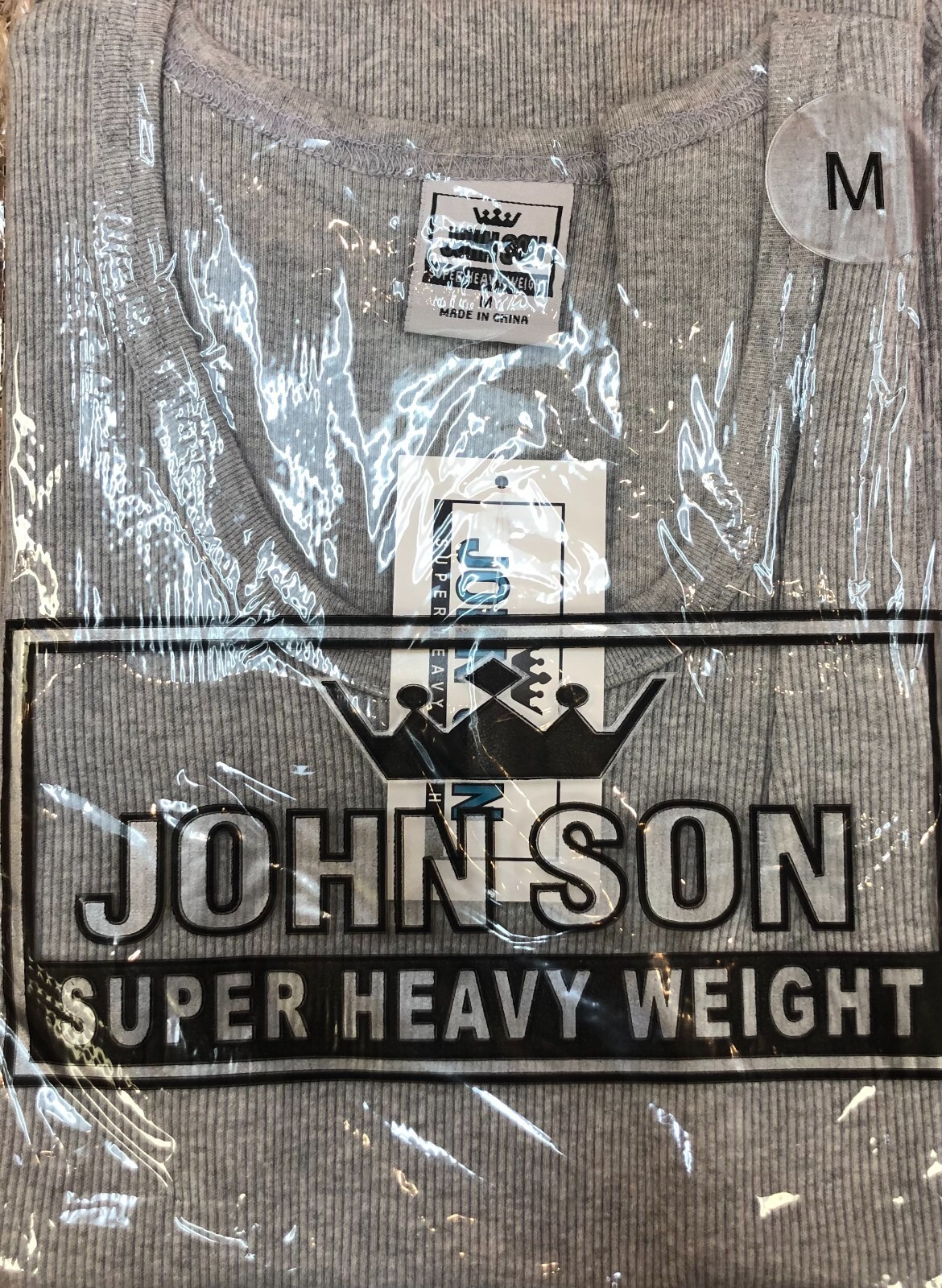 Plain Men's Round Tank Top [JOHN SON] Muscle Shirt Super Heavy Weight [ M-3XL ] gallery