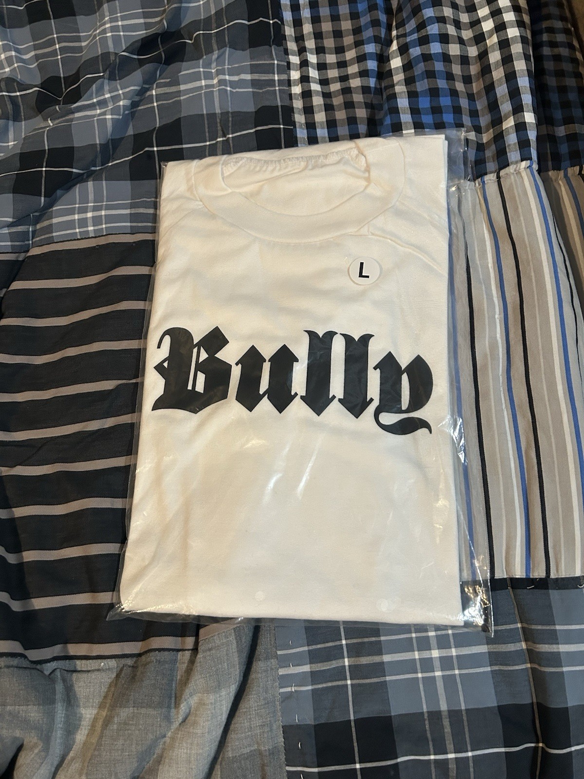New YZY YEEZY Bully Print Short Sleeve T Shirt White Size 3 Large Official Yeezy