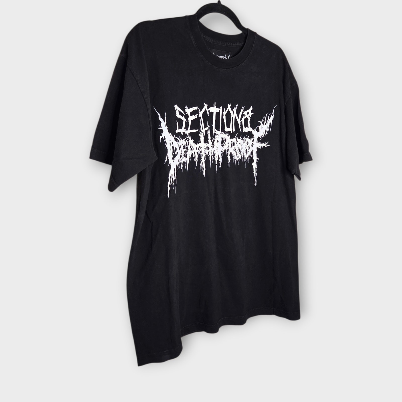 Section Eight Death Proof Car Graphic Tee Black White Men's Large gallery