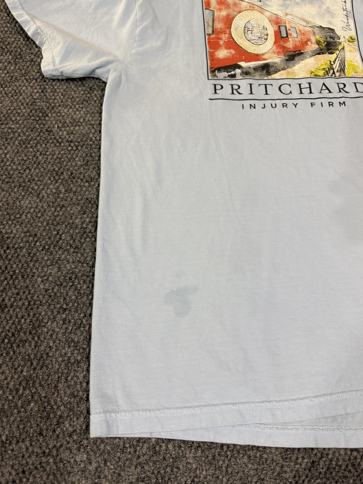 Comfort Colors Shirt Mens XL Blue Pritchard Injury Firm Graphic Train T-Shirt gallery