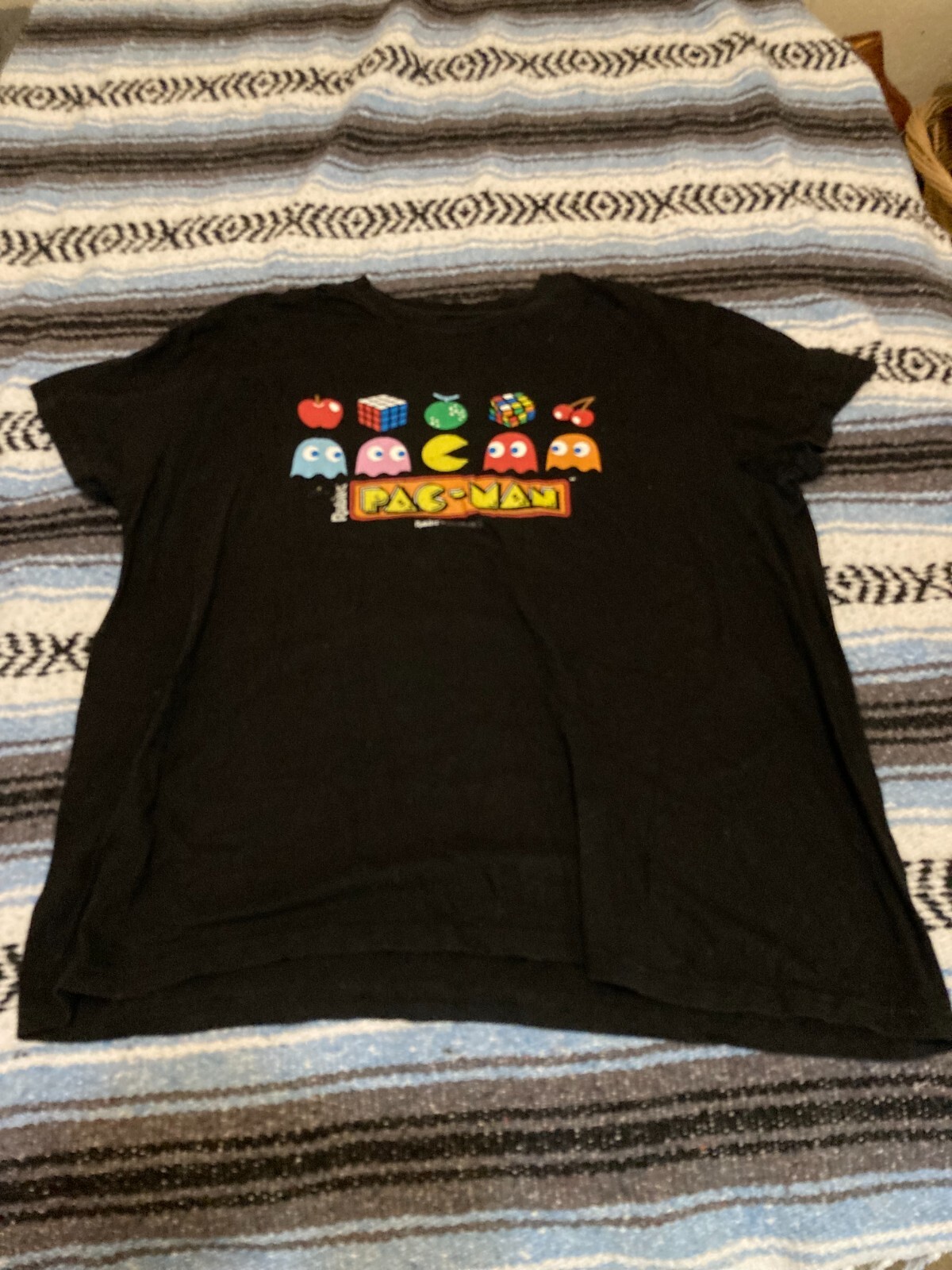 Brisco Vintage Black Graphic Clothing Pacman 2006 Retro Game Vintage Shirt XL gallery