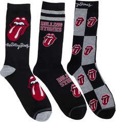 The Rolling Stones – Perri’s – Rolling Stones – Crew Socks (3 Pack Collector Gui
