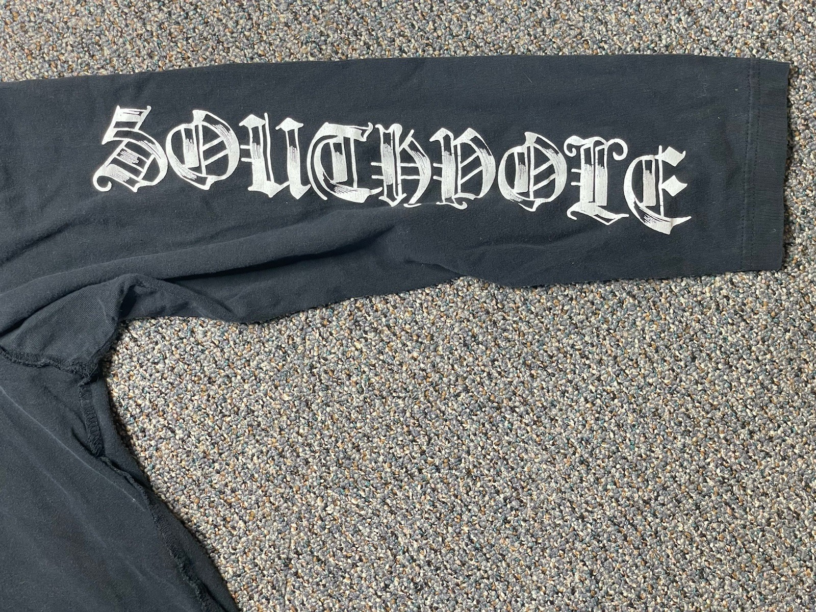 Vintage Southpole Y2K Limited Edition Graphic Skull Long Sleeve Large Black Rare gallery