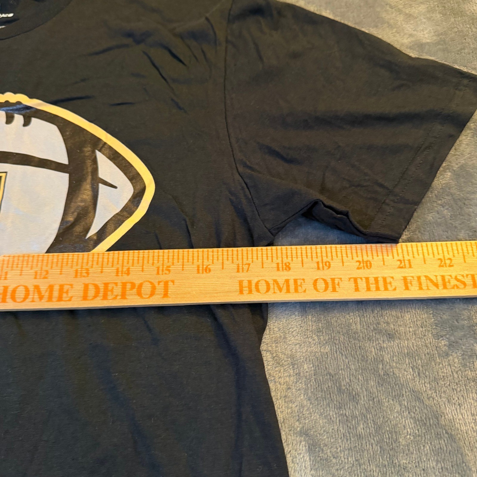 Fanatics Black Army Black Knights Football T Shirt Men's Size Medium gallery