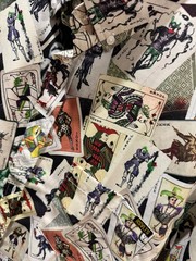 🔥RSVLTS DC COMICS BATMAN JOKER CALLING CARD KUNU SHIRT MENS LARGE🔥