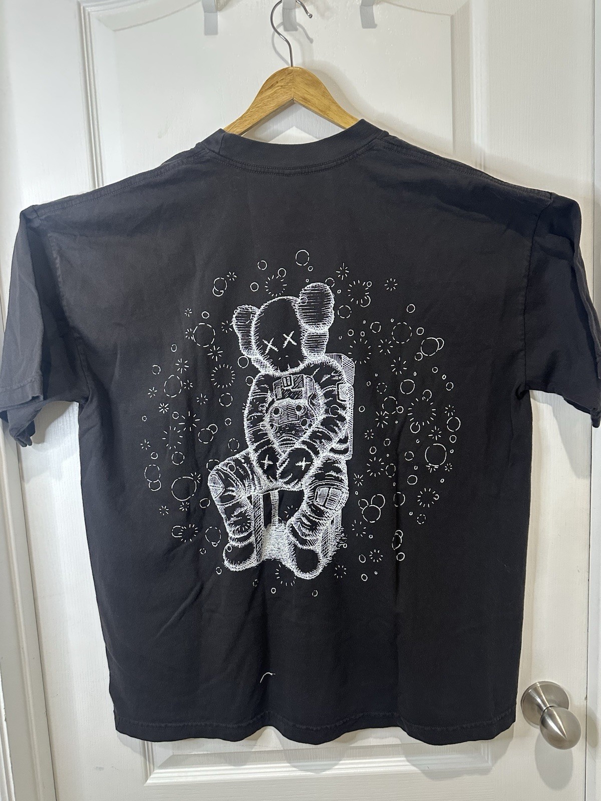 KAWS x Kid Cudi Moon Man Glow In The Dark Shirt Size XL NEW, NEVER WORN gallery