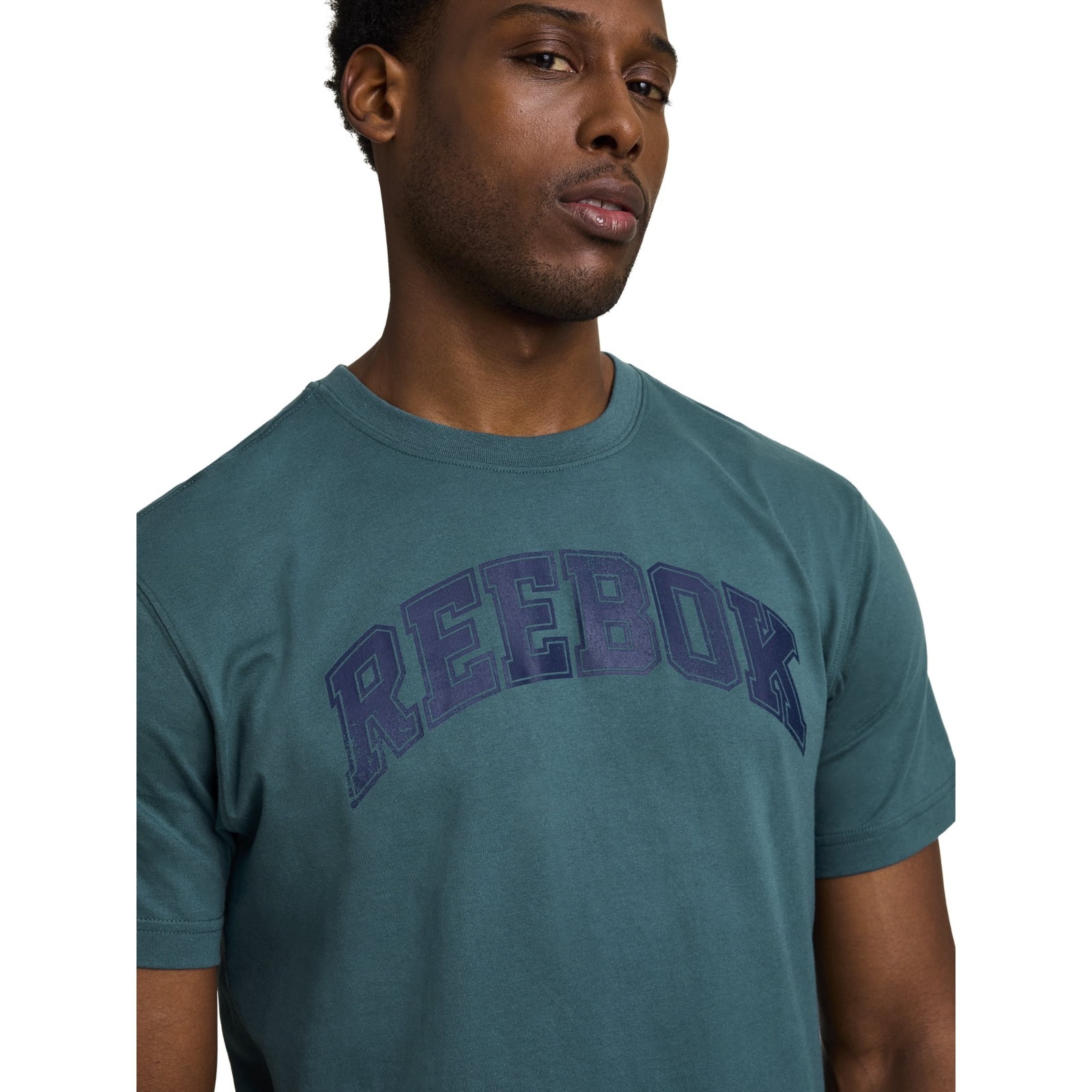 Reebok Men's Graphic Tee Shirt Balsam Green Size Large L Crew Neck Athletic New gallery