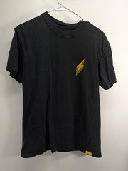 Donut Media Mens Medium Lightning Give It The Beans Graphic T-Shirt Tee