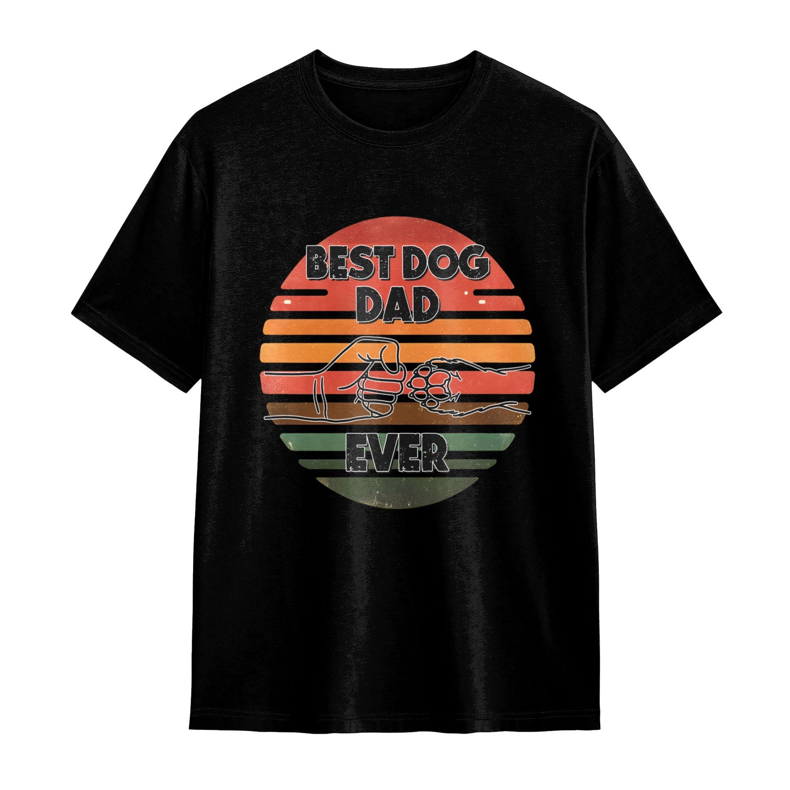 ‌Best Dog Dad Ever T-Shirt Retro Canine Lover Gift for Men Pet Parent Apparel gallery