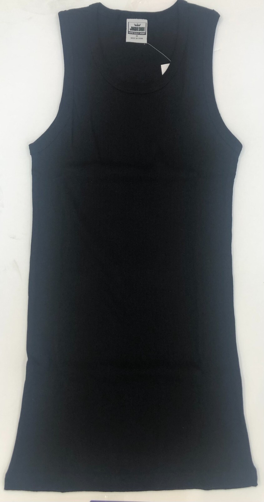 Plain Men's Round Tank Top [JOHN SON] Muscle Shirt Super Heavy Weight [ M-3XL ] gallery