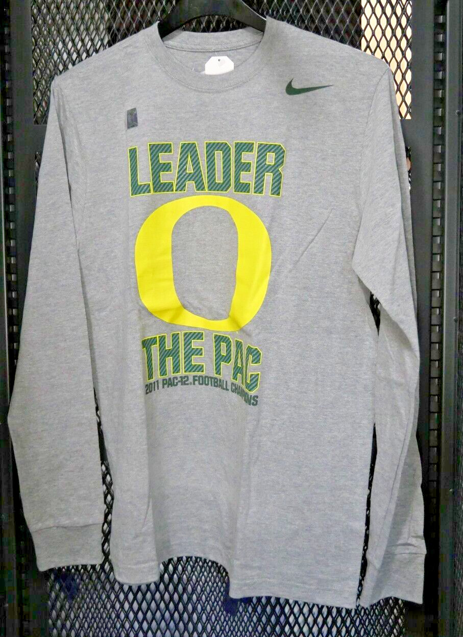 Oregon Ducks Leader Of The Pac 2011 Pac-12 Champions Nike Long Sleeve T-Shirt M gallery
