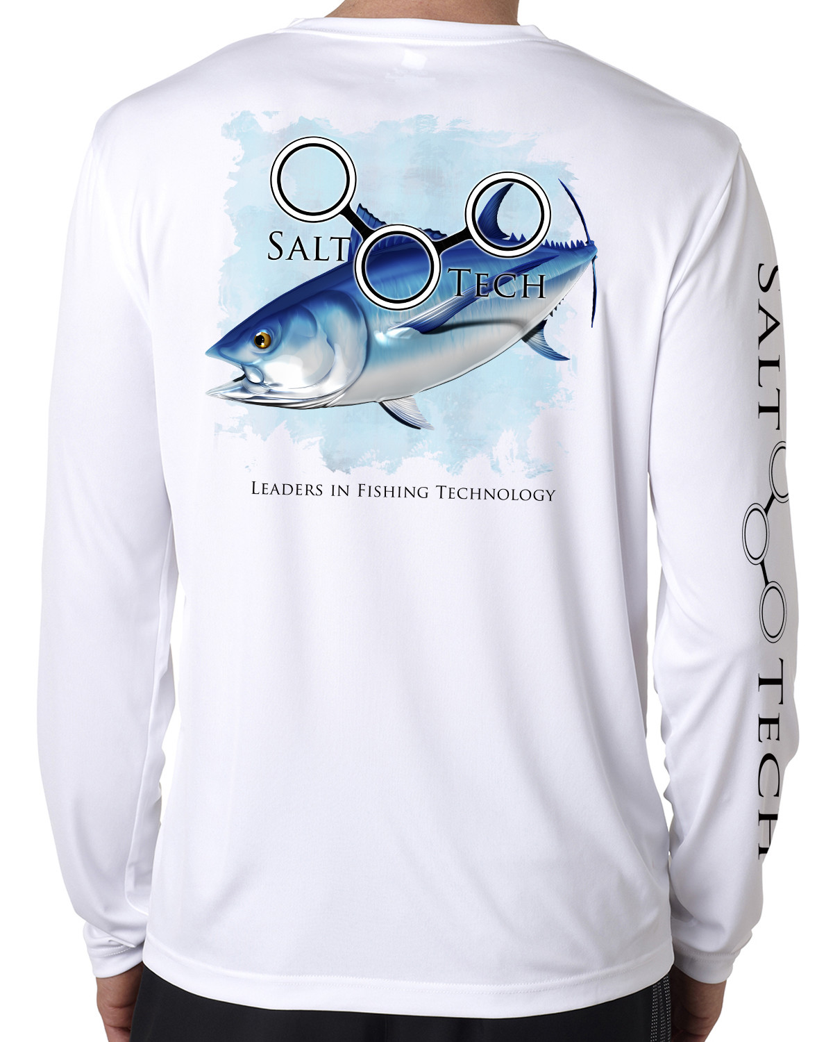 Salt Tech Saltwater microfiber Tuna fishing long sleeve life t shirt 50+ uv gallery