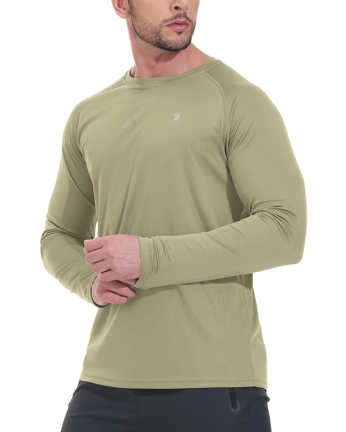 Mens Sun Protection Hiking Shirts Long Sleeve Water UPF 50+ SPF UV Shirts Lig... gallery
