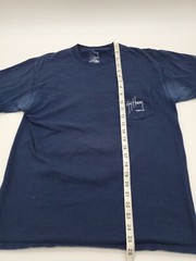 Guy Harvey T-Shirt Men Medium Blue Marlin Fisherman 2008 Pocket…#17512