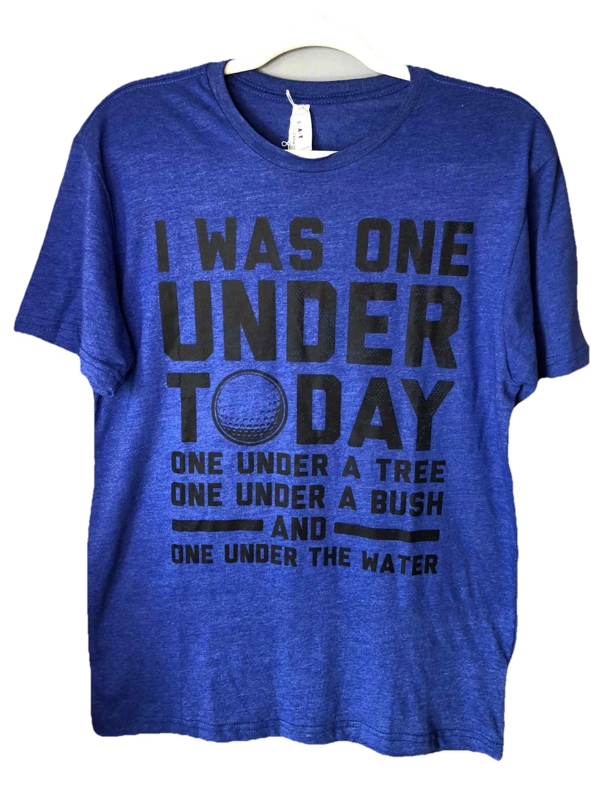 A Bad Day at Golf Funny Tshirt sz M Mens Blue Good Sense Of Humor gallery