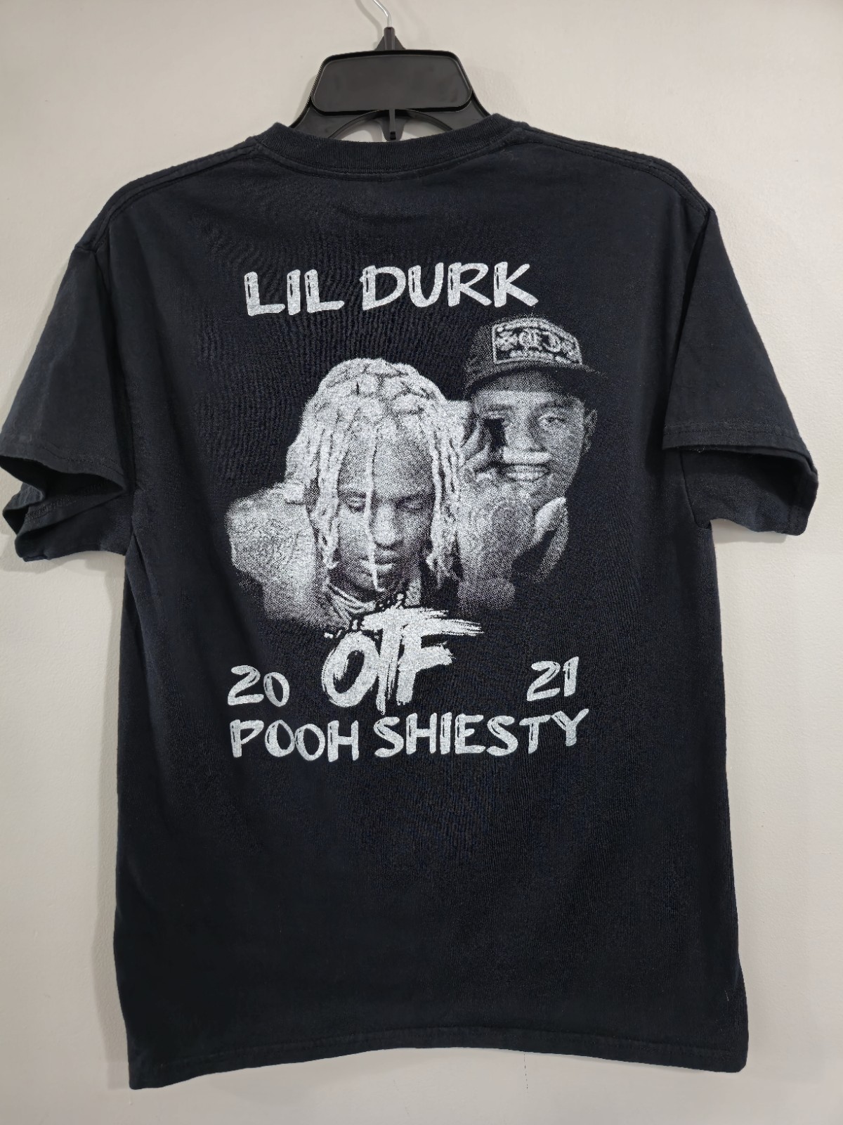 2021 Lil Durk Pooh Shiesty OTF Tour T-Shirt Double-sided Big Graphic Sz M gallery