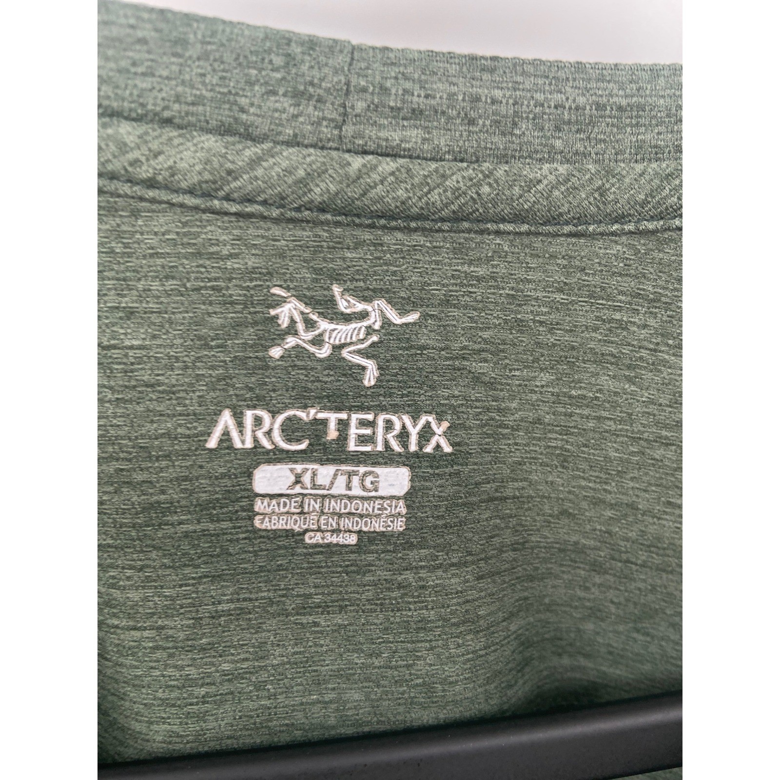 Arcteryx Shirt Mens XL Green Motus Crew Hiking Stretch Performance Wicking gallery