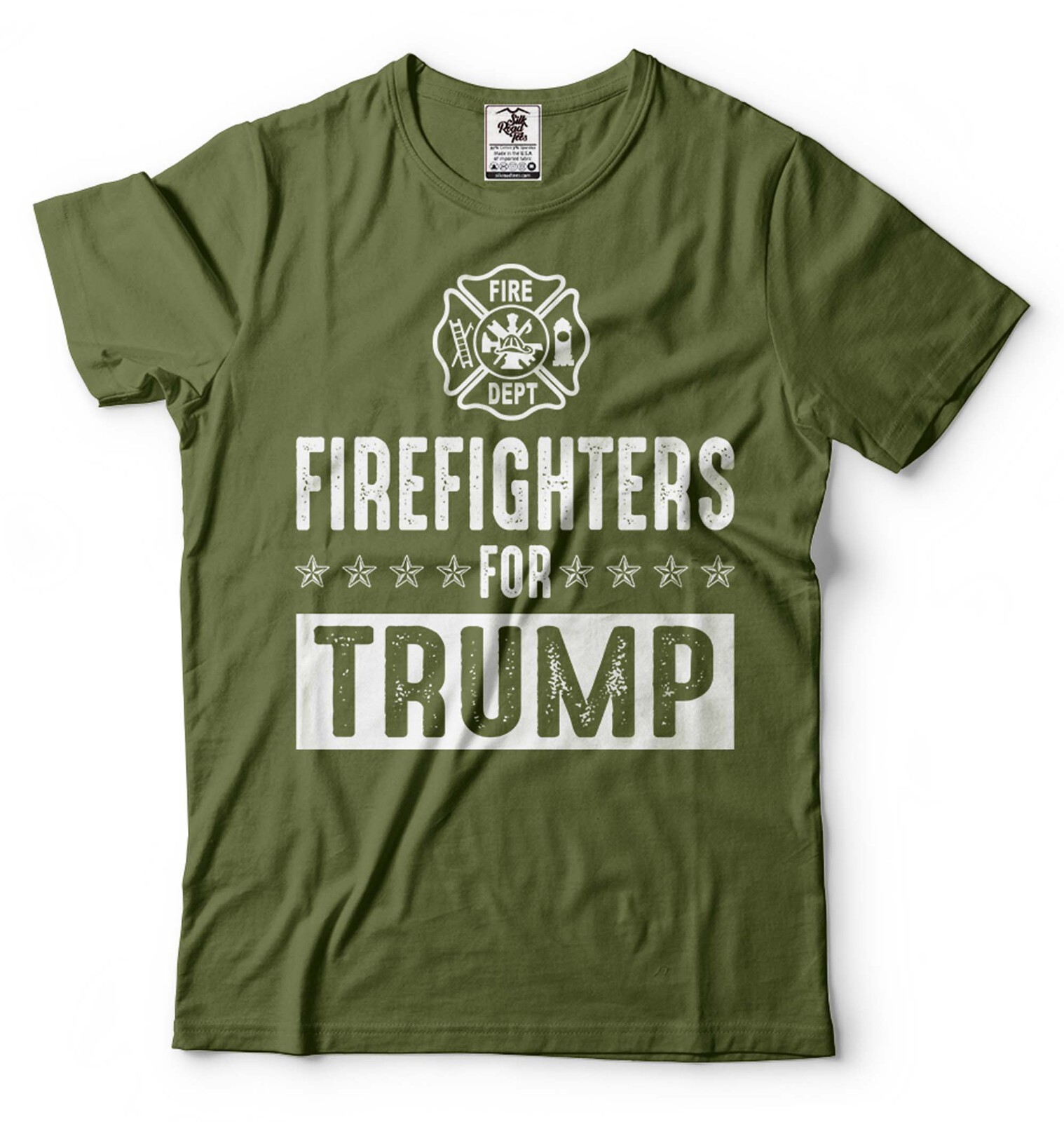 Firefighters For Trump Shirt Trump Political Tees Firefighters Political T-Shirt gallery