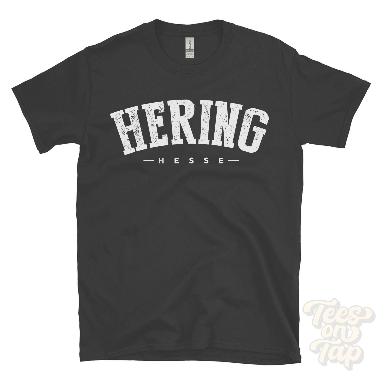 HERING HESSE T-SHIRT Gross-Umstadt Deutschland retro varsity style hometown gift
