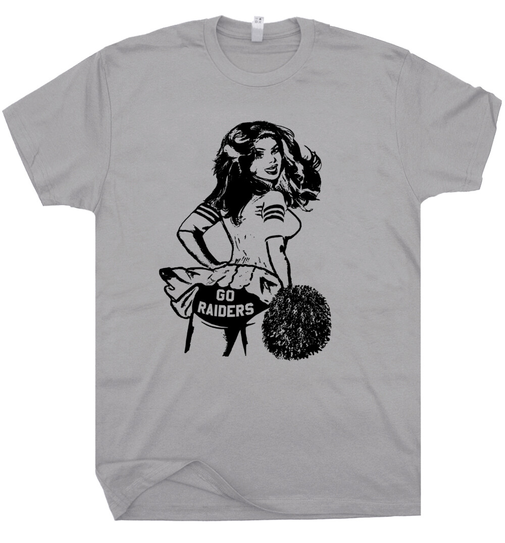 Go Raiders T Shirt Vintage Raiders Shirt Football Cheerleader Retro Throwback gallery