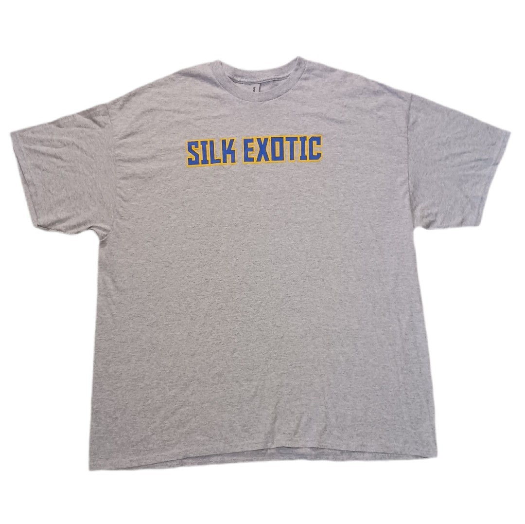 Silk Exotic Mens T Shirt Gray Short Sleeve Milwaukee WI