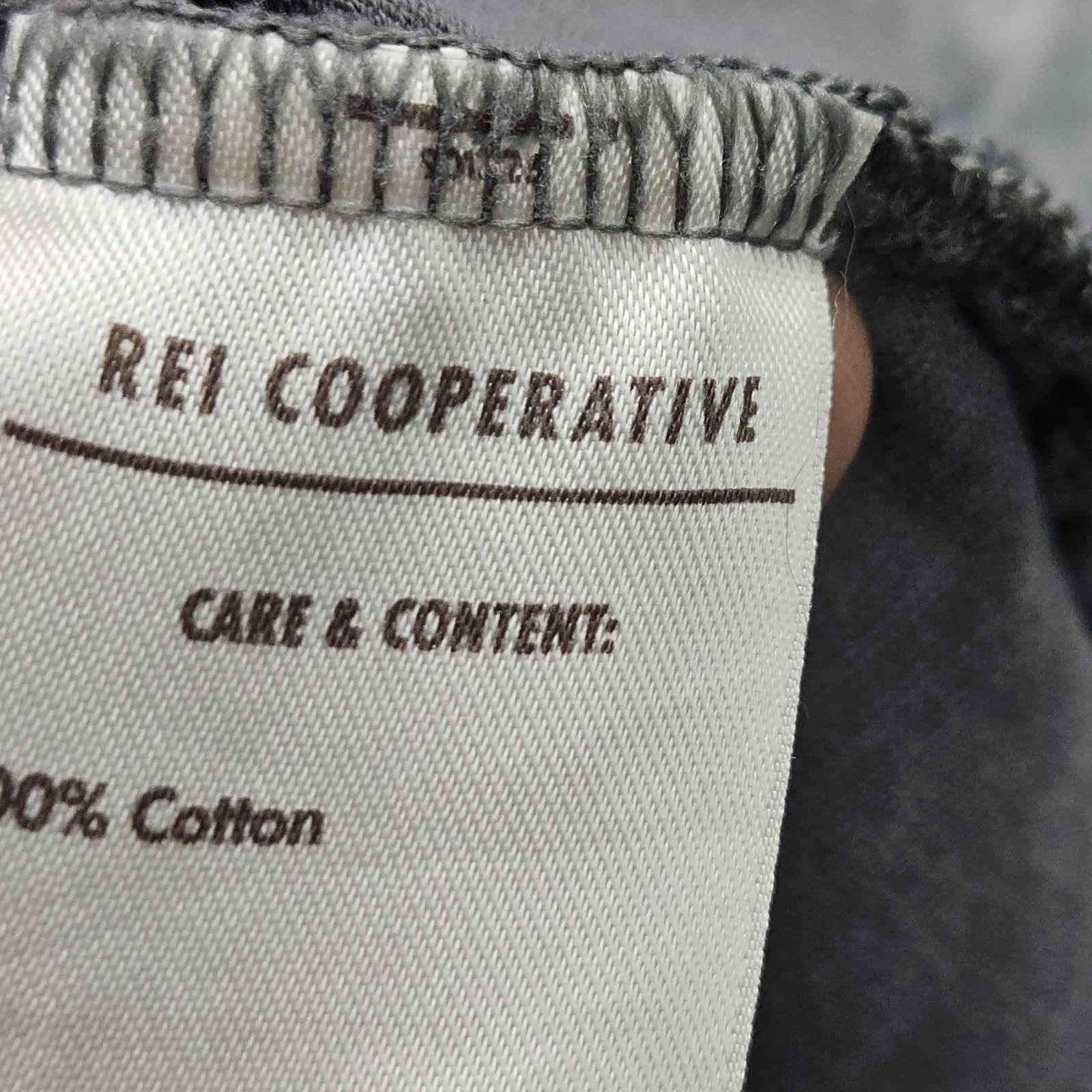REI CO OP T Shirt Cotton Gray men XL Pocket Tee Lightweight Thin Comfy Hiking gallery