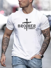 Men’s X Large Brother in Christ graphic print T shirt