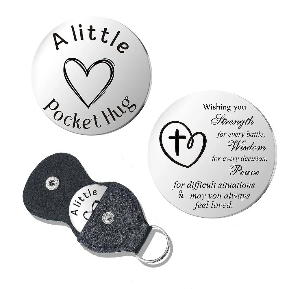 Christian Gifts for Men Husband Boyfriend Pocket Hug Token for Brother Sister…