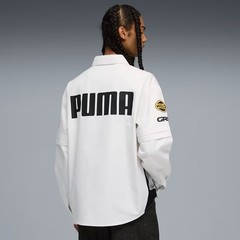 PUMA X A$AP Rocky Layered Pit Graphic Collared Long Sleeve Button Up Mens Large