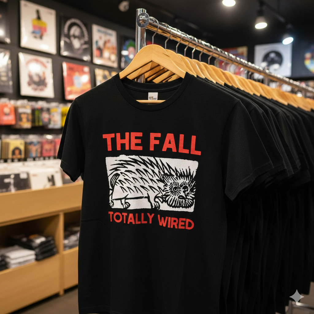 The Fall Totally Wired T-Shirt Black Post Punk Band Graphic Unisex Tee - T842 gallery