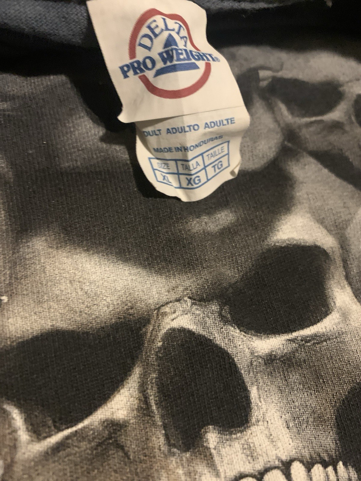 Delta Pro Weight T-Shirt Size XL Skull Tee Pullover Short Sleeve gallery