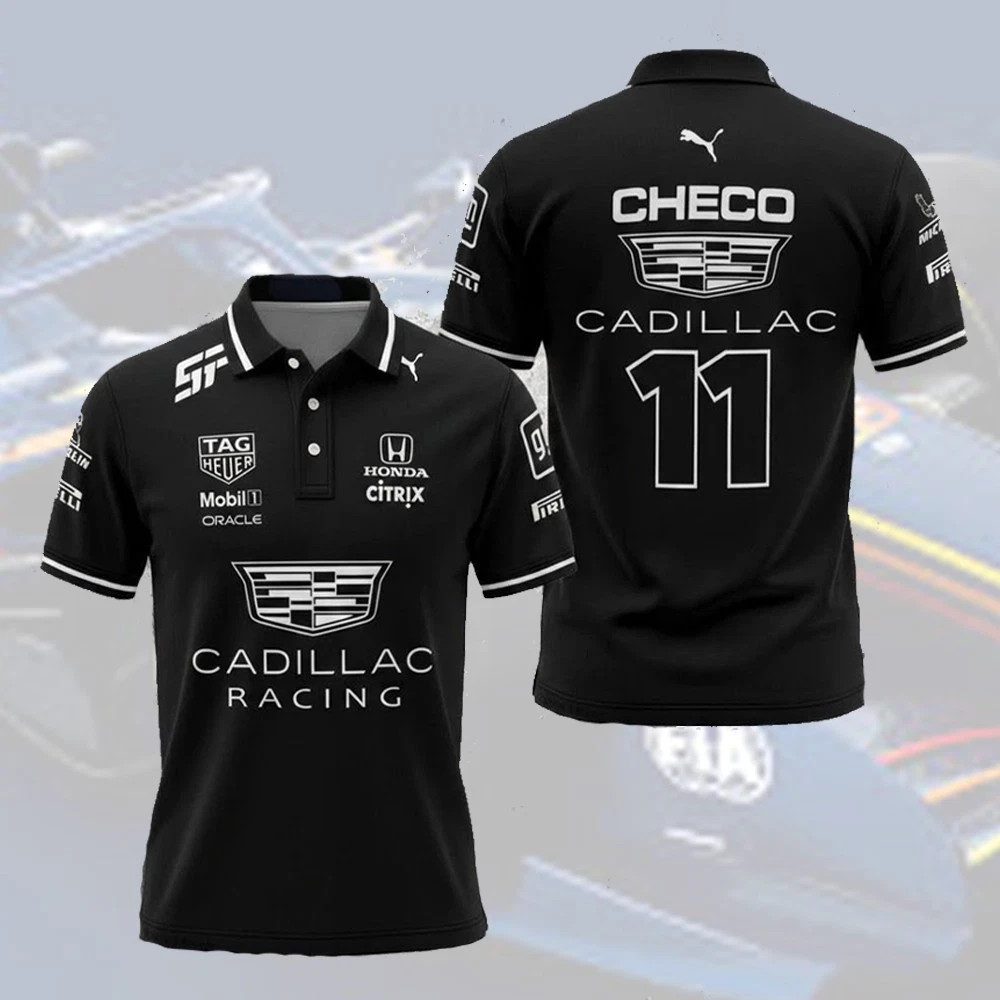 ❤️‍🔥Grand Prix Cadill@c Formula 1 Racing Team 2026 Chec0 Pere Polo Fan Gift gallery