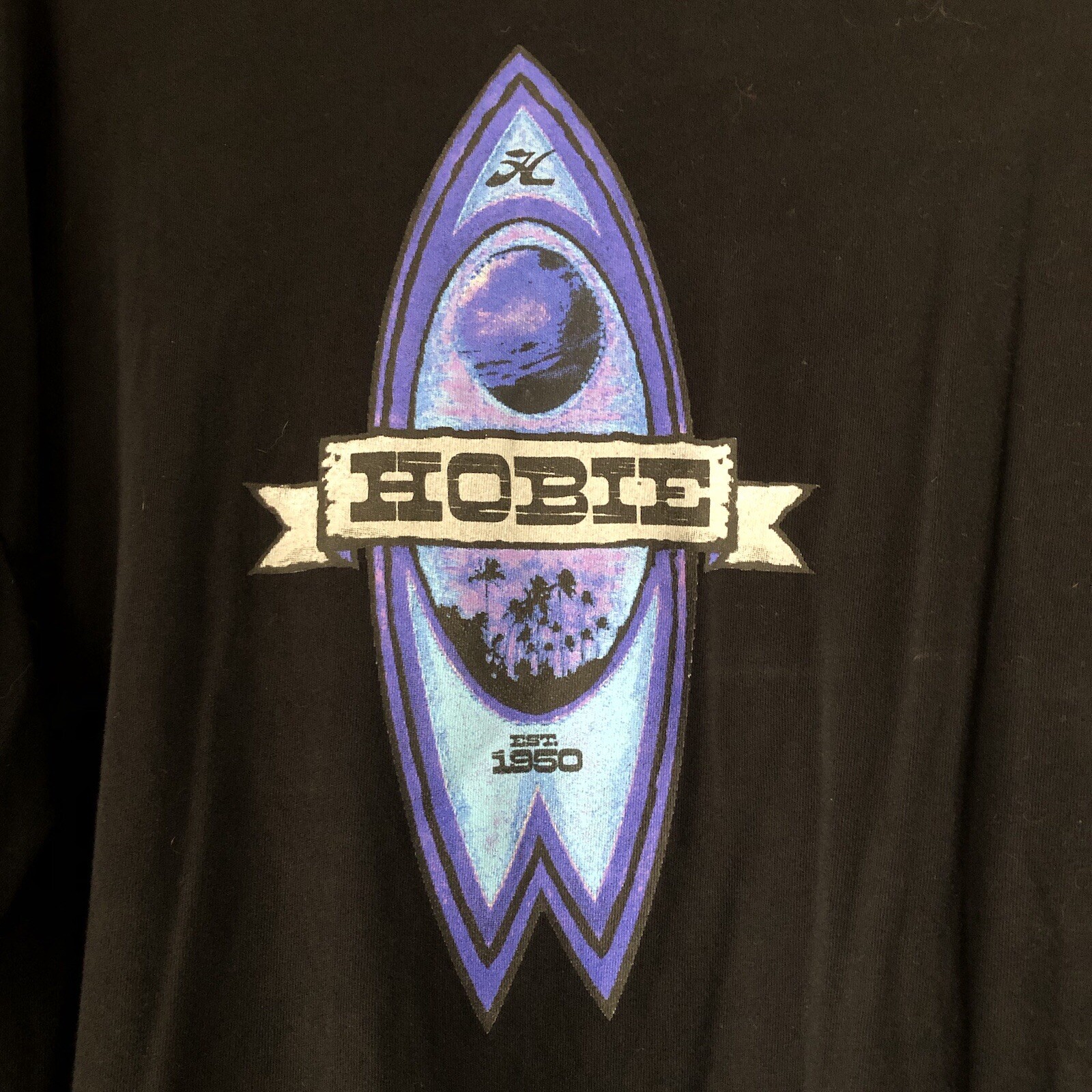 Vintage Hobie Surf T-Shirt Crew Neck Graphic Short Sleeve Cotton Men’s 3XLT gallery