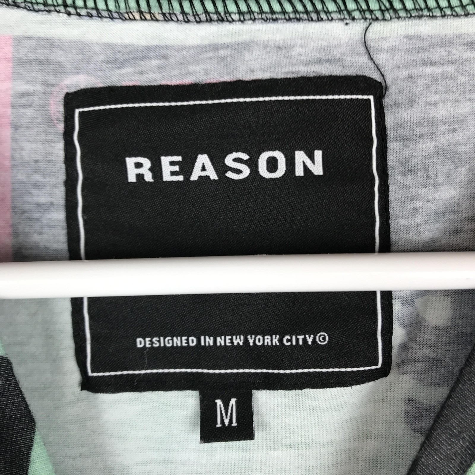 Reason Shirt Mens Medium Multicolor Tiger Smiley Face Surf Graphic Tee Top gallery