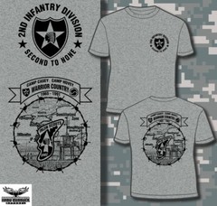 US Army 2d Infantry Div Camp Casey Hovey Imjin Scout South Korea DMZ T-shirt